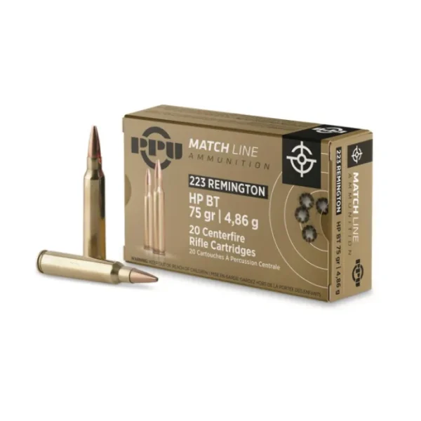PRVI Partizan 223 Remington Match 75gr