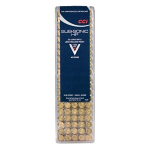 CCI 22LR Subsonic 40GR Hollow Point