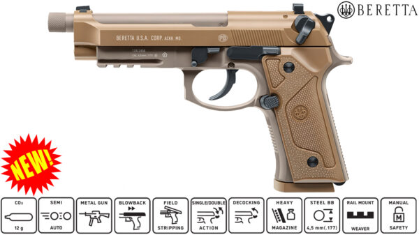 Beretta M9A3 Full Metal Co2 BB Pistol