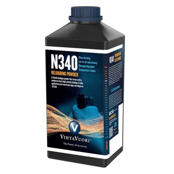 Vihtavuori N340 Rifle Powder 0.5kg Bottle
