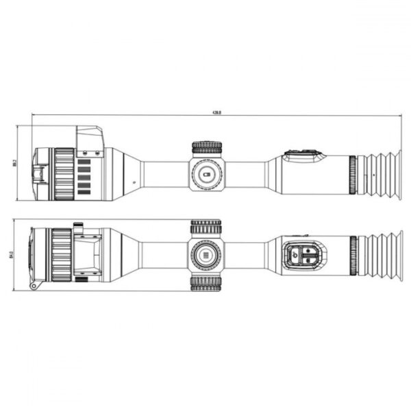 HIKMICRO Alpex A50EL 4K LRF Digital Day and Night Rifle Scope - Image 6