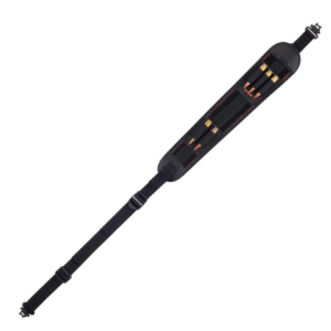 Allen Denali Neoprene Rifle Sling Black Adjustable with Cartridge Loops