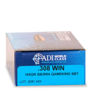ADI World Class .308 WIN 165gr Sierra GameKing